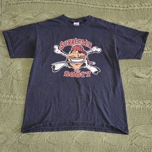 Surrender The Booty Funny Pirate T-shirt Gag Gift Souvenir Graphic Tee